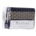 Ver imagem 7 de Jogo de Toalhas de Banho Algodão 5 Peças Completo Aslan Sonhare Sultan Marinho e Branco