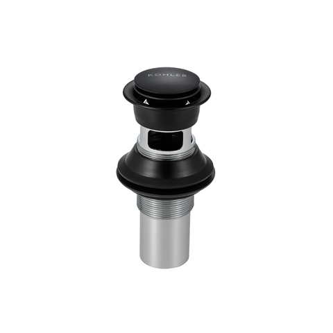 Válvula de Escoamento Kohler Click G7/8 Edição Limitada com Ladrão Preta Fosca
