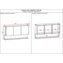 Ver imagem 4 de Armário de Cozinha 3 Portas 1 Nicho 1,20 Cm Line Kits Parana