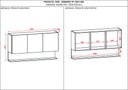 Ver imagem 4 de Armário de Cozinha 3 Portas 1 Nicho 1,20 Cm Line Kits Parana