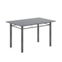 Ver imagem 4 de Conjunto de Mesa Retangular 120x75cm Tampo Granito Ocre 4 Cadeiras Lavínea Prata/Botanic Bege/Mart