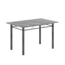Ver imagem 4 de Conjunto de Mesa Retangular 120x75cm Tampo Granito Topázio 4 Cadeiras Lavínea Prata/Botanic Bege/Mart