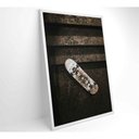 Ver mais imagens de Quadro Skate Street 60x40 Cm Vidro Impresso