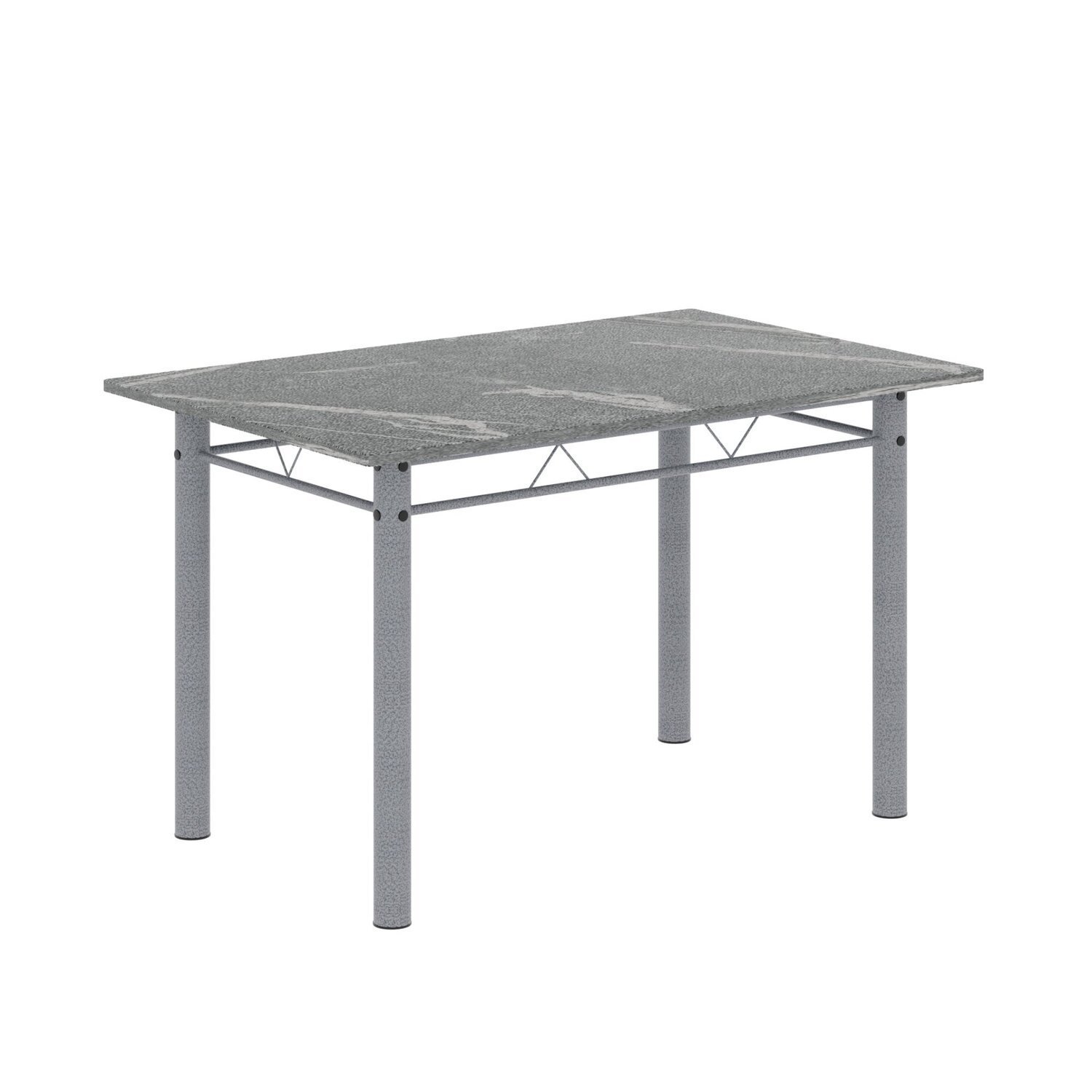 Conjunto de Mesa Retangular a 120x75cm Tampo Granito Topázio 4 Cadeiras Lavínea - 4