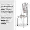 Conjunto de Mesa Retangular 120x75cm Tampo Granito Topázio 4 Cadeiras Lavínea - 7