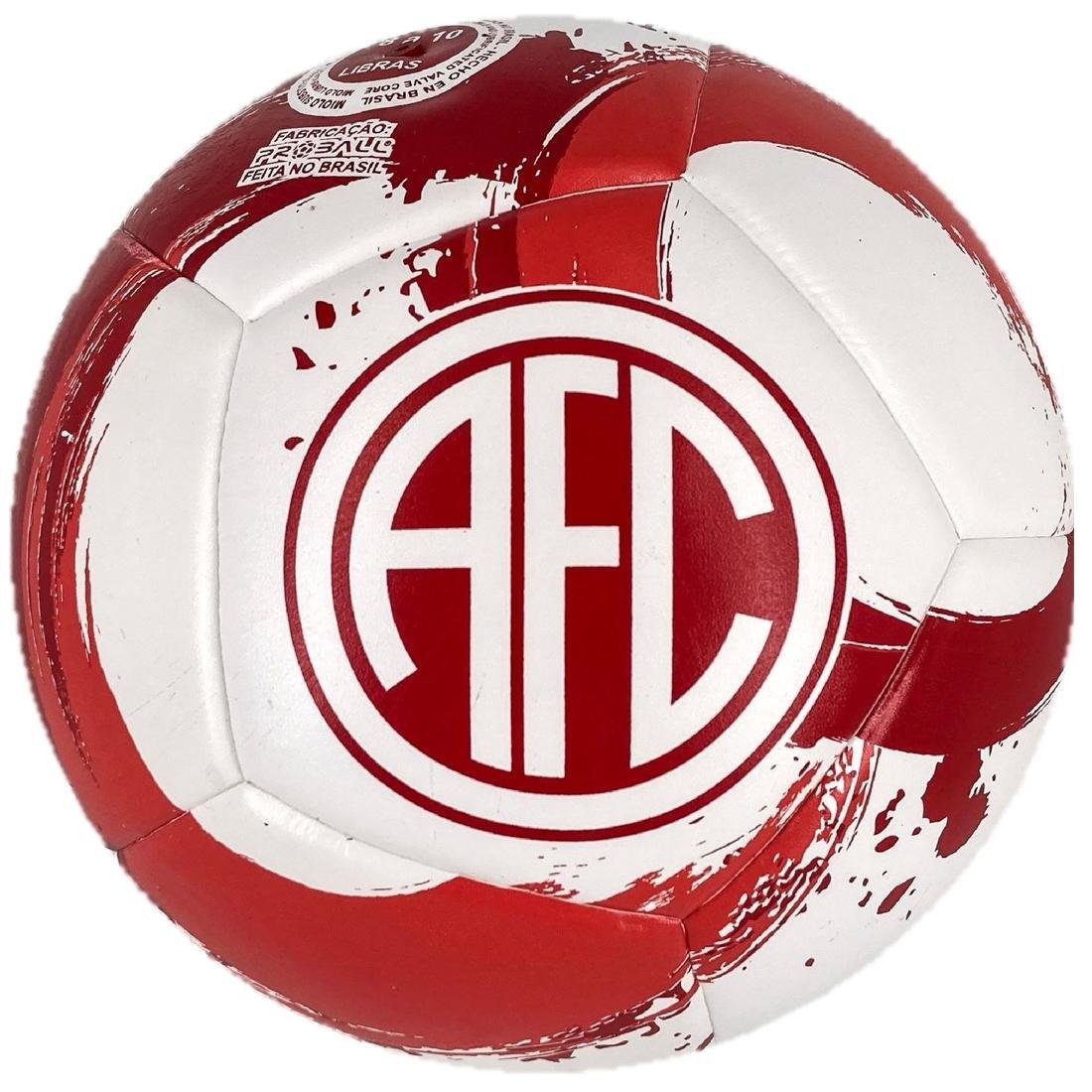 Bola Futebol de Campo Oficial Licenciada America FC Magussy Vermelho/Branco - 1