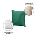 Ver imagem 3 de Kit 4 Almofadas Decorativas Bali Veludo Verde