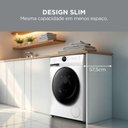 Ver imagem 5 de Lava e Seca 11kg Branca Slim Healthguard Conectada Midea Mf201d110wb/wk-01 110v