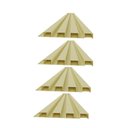 Ver imagem 5 de Painel Ripado de PVC 4 Barras de 2,70MX15CM (1,62m²) Bariri
