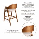 Ver imagem 6 de Kit 2 Banquetas em Madeira Maciça Bélgica Espresso Móveis