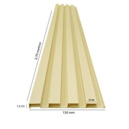 Painel Ripado de Pvc 8 Barras de 2,70m X 0,15cm Venda em (3,24m²) - 4