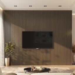 Painel Ripado de Pvc 8 Barras de 2,70m X 0,15cm Venda em (3,24m²) - 1