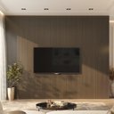 Ver imagem 1 de Painel Ripado de PVC 8 Barras de 2,70MX15CM (3,24m²) Bariri