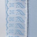Ver imagem 4 de Jogo Cama Lençol Paris Queen Percal 180 Fios 100% Algodão Lese Bordada 4 Peças - Azul Claro