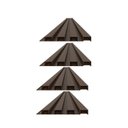 Ver imagem 5 de Painel Ripado de PVC 4 Barra de 2,70MX15CM (1,62m²) Bariri