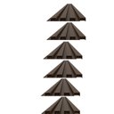 Ver imagem 5 de Painel Ripado de PVC 6 Barra de 2,70mX0,15cm Venda em (2,43m) 