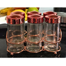 Porta Tempero Rose Gold Recipientes P/ Ervas Saleiro Cozinha:rose Gold - 6