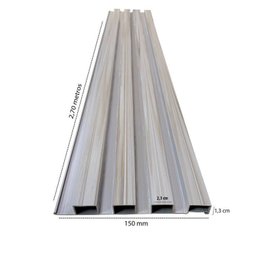 Painel Ripado de Pvc 8 Barra de 2,70m X 0,15cm Venda em (3,24m²) - 4
