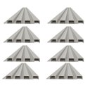Ver imagem 5 de Painel Ripado de PVC 8 Barra de 2,70MX15CM (3,24m²) Bariri