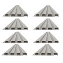 Ver imagem 5 de Painel Ripado de PVC 8 Barra de 2,70mX0,15cm Venda em (3,24m²) 