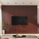 Ver imagem 1 de Painel Ripado de PVC 4 Barra de 2,70MX15CM (1,62m²) Bariri