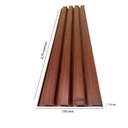 Ver imagem 2 de Painel Ripado de PVC 4 Barra de 2,70MX15CM (1,62m²) Bariri