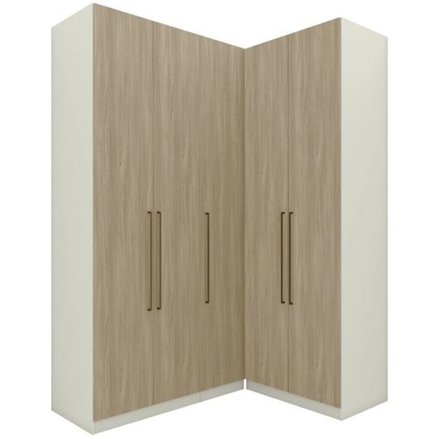 Guarda Roupa Modulado 3 Pecas Seletto Areia Jequitiba Henn