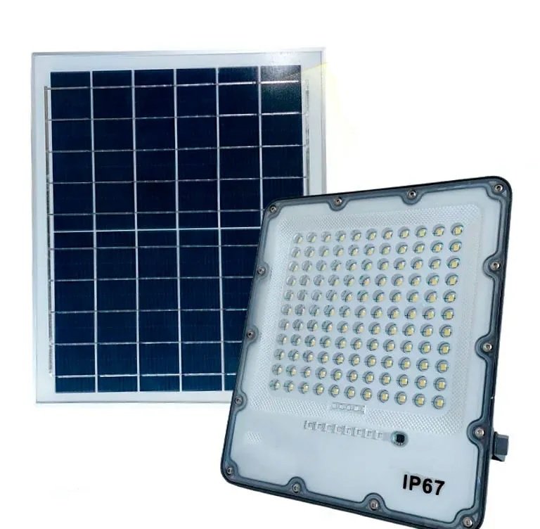 Refletor Solar de Led Holofote Slim 400w Placa Modelo Slim Eco Ecosoli - 1