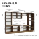 Ver imagem 4 de Armário de Cozinha Completa 340cm Rustic/branco Agata Madesa 01