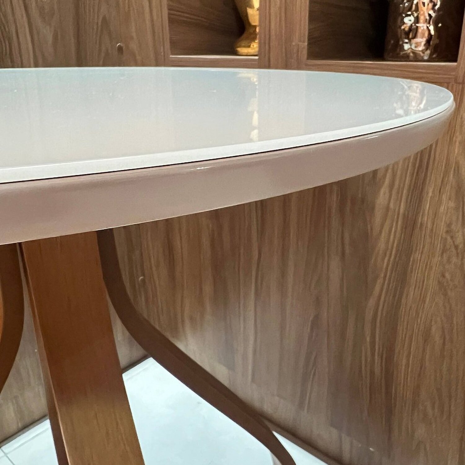 Mesa Lateral Bella 60x70cm (pé Cebola) Vidro - 5