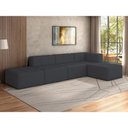 Ver imagem 2 de Sofá Modulado 5 Lugares 308cm Espuma D33 Multimóveis Cr45358 Grafite