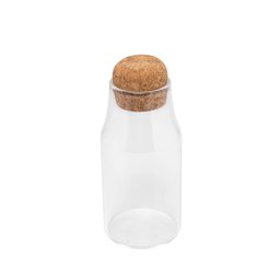 Porta Mantimento de Vidro com Tampa Rolha 250ml - 1