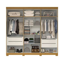 Guarda-roupa Casal 243,90cm 6 Portas 100% Mdf Buganvílea Espresso Móveis - 3