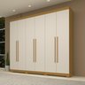 Guarda-roupa Casal 243,90cm 6 Portas 100% Mdf Buganvílea Espresso Móveis - 1