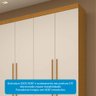 Guarda-roupa Casal 243,90cm 6 Portas 100% Mdf Buganvílea Espresso Móveis - 6