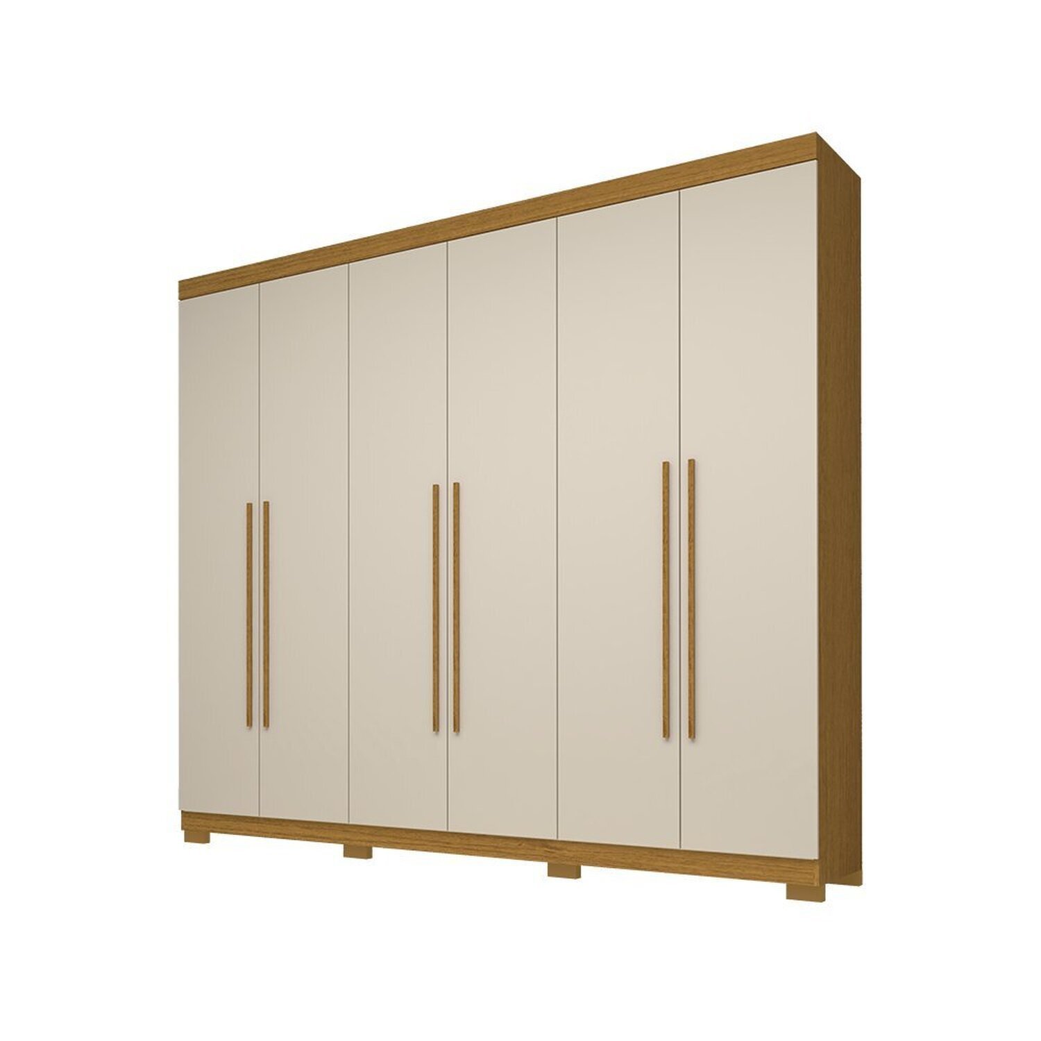 Guarda-roupa Casal 6 Portas 100% Mdf Buganvílea Espresso Móveis - 2