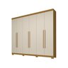 Guarda-roupa Casal 243,90cm 6 Portas 100% Mdf Buganvílea Espresso Móveis - 2