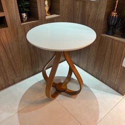 Mesa Lateral Bella 60x70cm (pé Cebola) Vidro - 4
