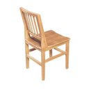 Ver imagem 3 de Kit 6 Cadeiras de Jantar Madeira Maciça Ripada Rústica Confort - Natural