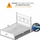 Ver imagem 5 de Cama Napoli 90 Madeira Maciça Marrom/Mogno Mel