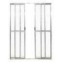Ver imagem 2 de Porta Sacada de Aluminio Brilhante 4 Folhas com Trinco 2,10x1,50