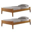 Ver imagem 1 de Conjunto para Quarto 2 Camas de Solteiro 90cm em Madeira Maciça Turca Slim