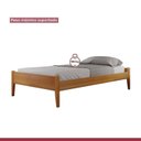 Ver imagem 5 de Conjunto para Quarto 2 Camas de Solteiro 90cm em Madeira Maciça Turca Slim