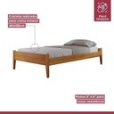 Ver mais imagens de Conjunto para Quarto 2 Camas de Solteiro 90cm em Madeira Maciça Turca Slim