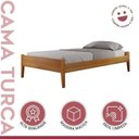 Ver imagem 6 de Conjunto para Quarto 2 Camas de Solteiro 90cm em Madeira Maciça Turca Slim