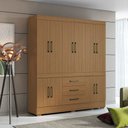 Ver mais imagens de Guarda Roupa Casal 10 Portas 179 Cm Monaco Atacama Armoveis