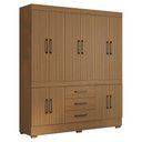 Ver imagem 1 de Guarda Roupa Casal 10 Portas 179 Cm Monaco Atacama Armoveis