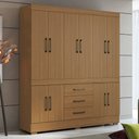 Ver imagem 2 de Guarda Roupa Casal 10 Portas 179 Cm Monaco Atacama Armoveis