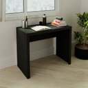 Ver imagem 1 de Escrivaninha Mesa Escritório ME4139 Tecnomobili 90cm Preto