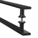 Ver imagem 3 de Puxador Barra Chata Inox Preto Para Porta De Madeira 180 cm